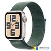 Apple Watch SE 2 (2024) GPS 44mm Starlight Aluminium Case with Lake Green Sport Loop - (MXEW3)
