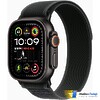 Apple Watch Ultra 2 2024 GPS + Cellular 49mm Black Titanium Case with Black Trail Loop - M/L (MX4V3)