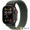 Apple Watch Ultra 2 2024 GPS + Cellular 49mm Black Titanium Case with Green Trail Loop - S/M (MYQ33)
