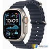 Apple Watch Ultra 2 2024 GPS + Cellular 49mm Natural Titanium Case with Navy Ocean Band (MX4D3)