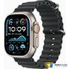 Apple Watch Ultra 2 2024 GPS + Cellular 49mm Natural Titanium Case with Black Ocean Band (MXTL3)