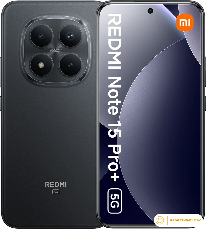 Телефон Xiaomi Redmi Note 15 Pro+ 5G 12GB/512GB международная версия (черный)