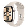 Apple Watch SE 2 (2023) GPS 44mm Starlight Aluminum Case with Starlight Sport Band - S/M (MRE43)