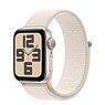 Apple Watch SE 2 (2023) GPS 44mm Starlight Aluminum Case with Starlight Sport Loop (MRE63)