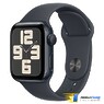 Apple Watch SE 2 (2024) GPS 40mm Midnight Aluminum Case with Midnight Sport Band - S/M (MXE73)