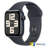 Apple Watch SE 2 (2024) GPS 40mm Midnight Aluminum Case with Midnight Sport Band - S/M (MXE73)