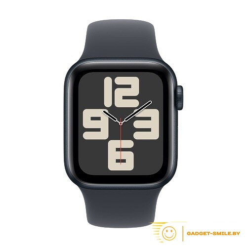 Apple Watch SE 2 (2024) GPS 40mm Midnight Aluminum Case with Midnight Sport Band - S/M (MXE73)