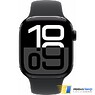 Apple Watch Series 10 GPS 46mm Jet Black Aluminum Case with Black Sport Band - S/M (MWWP3)