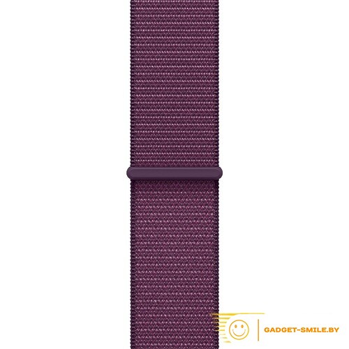Apple Watch Series 10 GPS 46mm Rose Gold Aluminum Case with Plum Sport Loop (MWWV3)