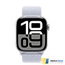 Apple Watch Series 10 GPS 46mm Silver Aluminum Case with Blue Cloud Sport Loop (MWWN3)