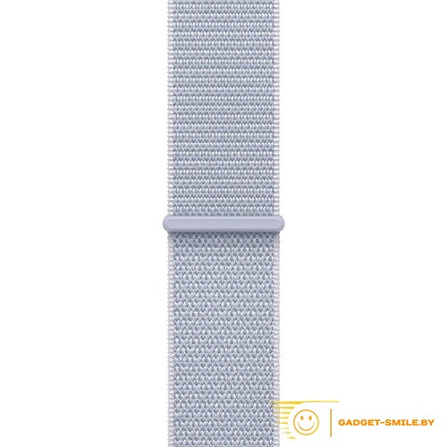 Apple Watch Series 10 GPS 46mm Silver Aluminum Case with Blue Cloud Sport Loop (MWWN3)