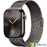 Apple Watch Series 10 GPS + Cellular 46mm Slate Titanium Case with Slate Milanese Loop - M/L (MWYW3)