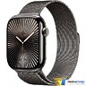 Apple Watch Series 10 GPS + Cellular 46mm Slate Titanium Case with Slate Milanese Loop - M/L (MWYW3)