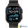 Apple Watch Ultra 2 2024 GPS + Cellular 49mm Black Titanium Case with Black Titanium Milanese Loop - L (MX5V3)