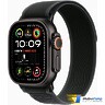 Apple Watch Ultra 2 2024 GPS + Cellular 49mm Black Titanium Case with Black Trail Loop - M/L (MX4V3)