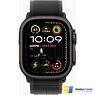 Apple Watch Ultra 2 2024 GPS + Cellular 49mm Black Titanium Case with Black Trail Loop - M/L (MX4V3)