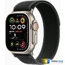 Apple Watch Ultra 2 2024 GPS + Cellular 49mm Natural Titanium Case with Black Trail Loop - M/L (MXTR3)