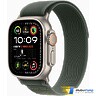 Apple Watch Ultra 2 2024 GPS + Cellular 49mm Natural Titanium Case with Green Trail Loop - M/L (MXTP3)