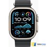 Apple Watch Ultra 2 2024 GPS + Cellular 49mm Natural Titanium Case with Black Ocean Band (MXTL3)