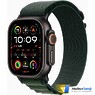 Apple Watch Ultra 2 2024 GPS + Cellular 49mm Black Titanium Case with Dark Green Alpine Loop - L (MX4T3)