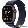 Apple Watch Ultra 2 2024 GPS + Cellular 49mm Black Titanium Case with Navy Alpine Loop - M (MYPX3)