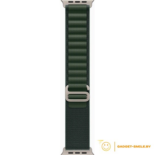 Apple Watch Ultra 2 2024 GPS + Cellular 49mm Natural Titanium Case with Dark Green Alpine Loop - L (MXMW3)