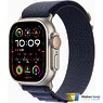 Apple Watch Ultra 2 2024 GPS + Cellular 49mm Natural Titanium Case with Navy Alpine Loop - S (MXMX3)