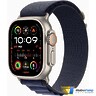 Apple Watch Ultra 2 2024 GPS + Cellular 49mm Natural Titanium Case with Navy Alpine Loop - S (MXMX3)