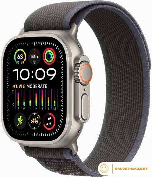 Apple Watch Ultra 2 GPS + Cellular 49мм Titanium Case with Blue/Black Trail Loop