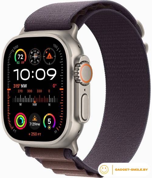 Apple Watch Ultra 2 GPS + Cellular 49мм Titanium Case with Indigo Alpine Loop