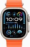 Apple Watch Ultra 2 GPS + Cellular 49мм Titanium Case with Orange Ocean Band (One Size)