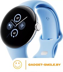 Google Pixel Watch 2 (глянцевый серебристый/залив)