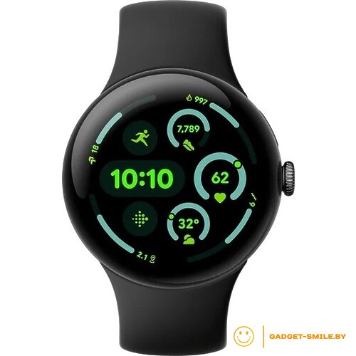 Google Pixel Watch 3 41мм Матовый черный / обсидиан (Matte Black / Obsidian)