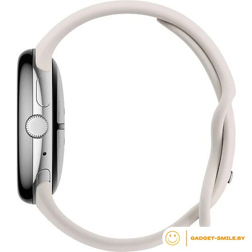 Google Pixel Watch 3 LTE 41мм Глянцевый серебристый / фарфор (Polished Silver / Porcelain)