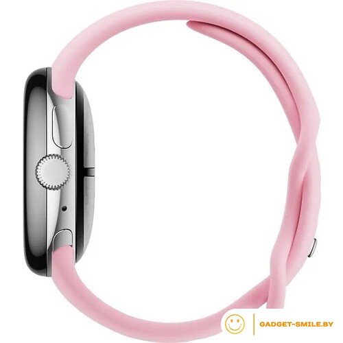 Google Pixel Watch 3 LTE 41мм Глянцевый серебристый / розовый кварц (Polished Silver / Rose Quartz)