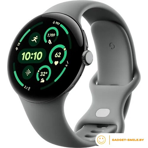 Google Pixel Watch 3 LTE 45мм Матовый серый / лесной орех (Matte Hazel / Hazel)