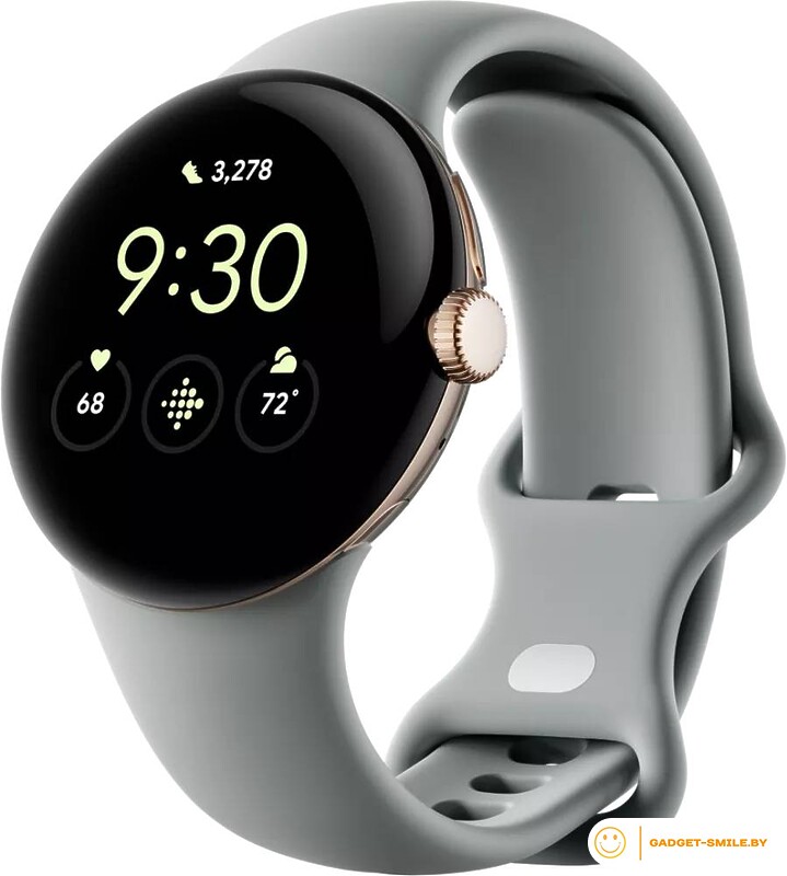 Google Pixel Watch (золотистый шампань/ореховый)