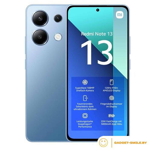Redmi Note 13 8GB/128GB с NFC Ледяной синий