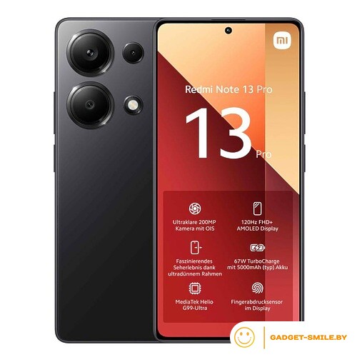 Redmi Note 13 Pro 4G 12GB/256GB Черный