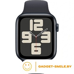 Apple Watch SE 2 (2023) GPS 40mm Midnight Aluminum Case with Midnight Sport Band - M/L (MR9Y3)
