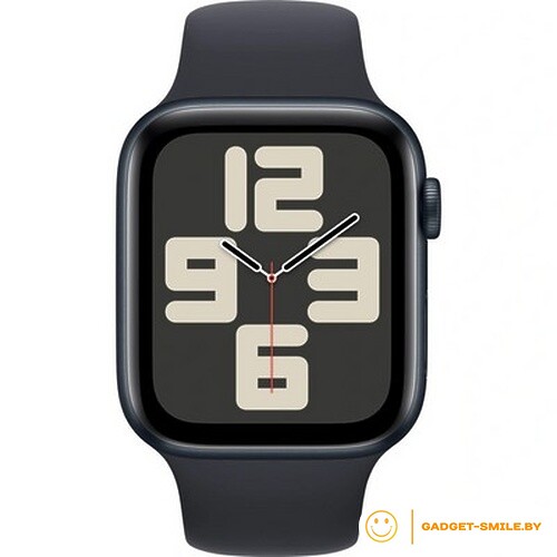 Apple Watch SE 2 (2023) GPS 40mm Midnight Aluminum Case with Midnight Sport Band - S/M (MR9X3)
