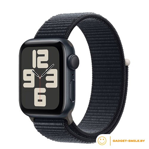 Apple Watch SE 2 (2023) GPS 40mm Midnight Aluminum Case with Midnight Sport Loop (MRE03)